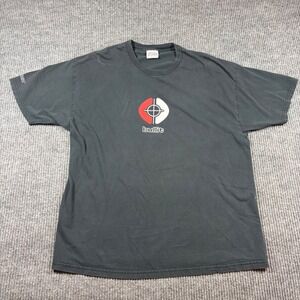 Vintage Hanes Shirt Men's XL Bullit Santa Cruz Skateboards Black 90s Rare